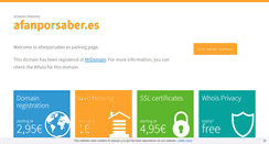 Desktop Screenshot of afanporsaber.es