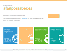 Tablet Screenshot of afanporsaber.es